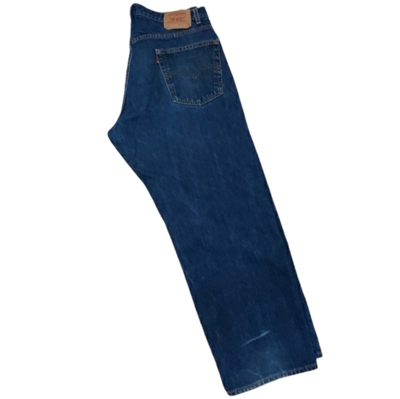 VNTG.LEVI’S 569~Mens 38×30~Blue Denim Loose Straight Fit Jeans Cotton. - Picture 3 of 11